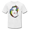 Colorful Girl Hair T-Shirt - white