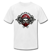 Born for Speed Racer Skull T-Shirt - white