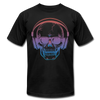 Skull Headphones T-Shirt - black