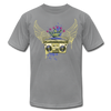 Gold Boombox Wings T-Shirt - slate