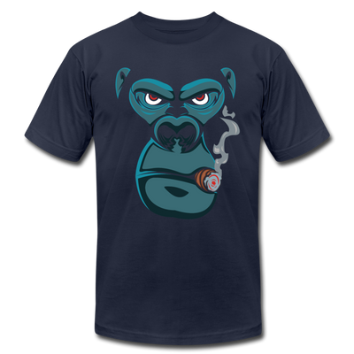 Smoking Gorilla T-Shirt - navy