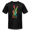 Hippie Love Peace T-Shirt - black