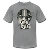 Rock & Roll Microphone T-Shirt - slate