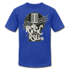 Rock & Roll Microphone T-Shirt - royal blue
