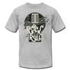 Rock & Roll Microphone T-Shirt - heather gray