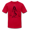 Tribal Maori Girl Scales T-Shirt - red