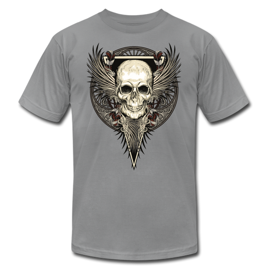 Skull Wings T-Shirt - slate