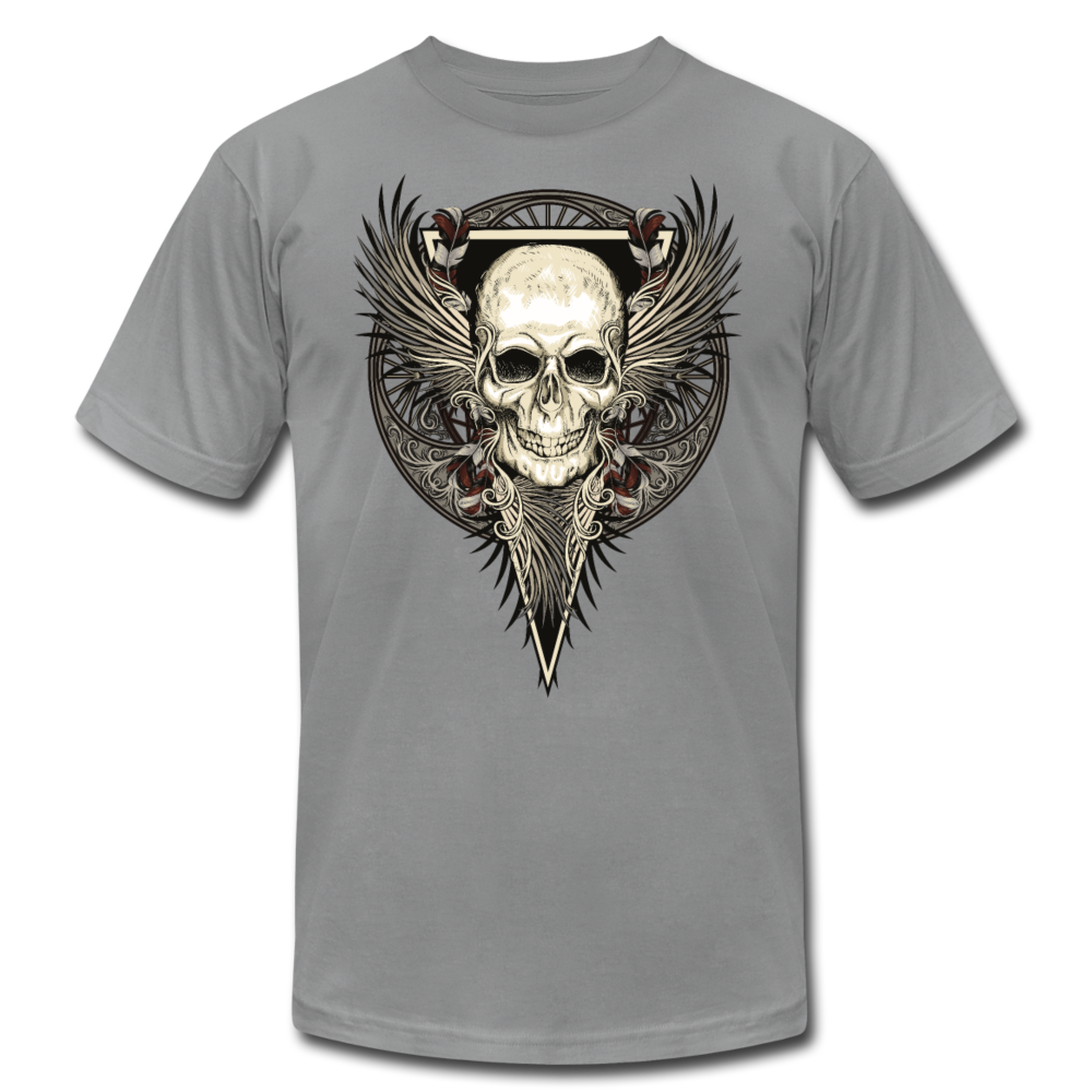 Skull Wings T-Shirt - slate