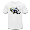 Abstract Motorcycle Biker T-Shirt - white