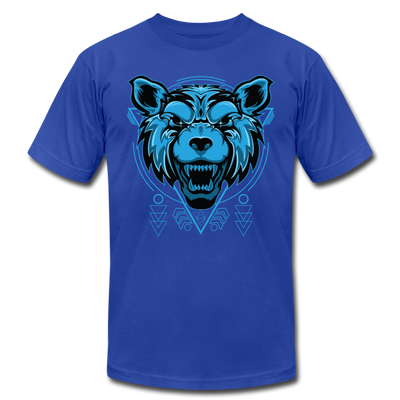 Growling Wolf T-Shirt - royal blue