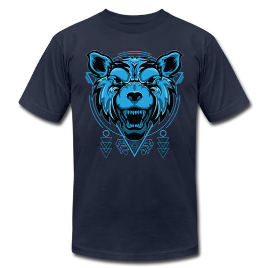 Growling Wolf T-Shirt - navy