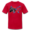 Abstract Boombox T-Shirt - red