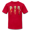 Hot Cartoon Girls T-Shirt - red