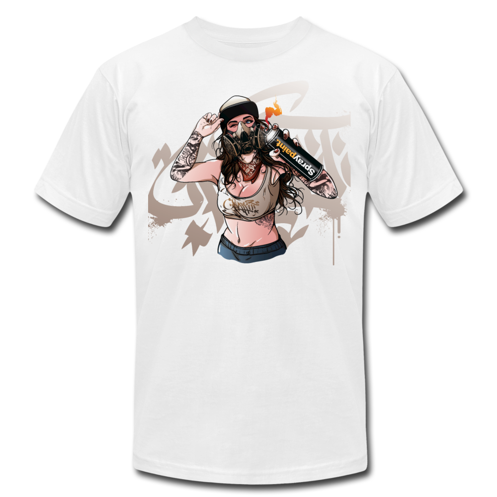 Graffiti artist Girl T-Shirt - white