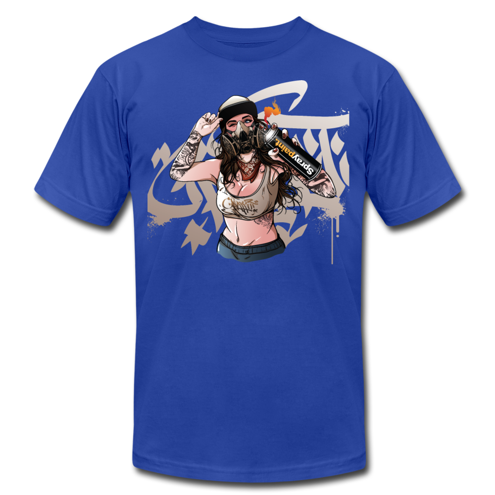 Graffiti artist Girl T-Shirt - royal blue