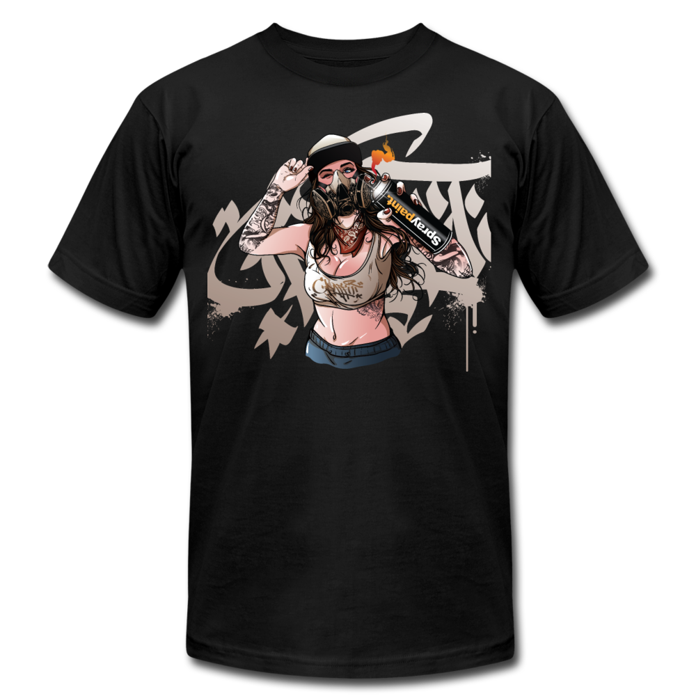 Graffiti artist Girl T-Shirt - black