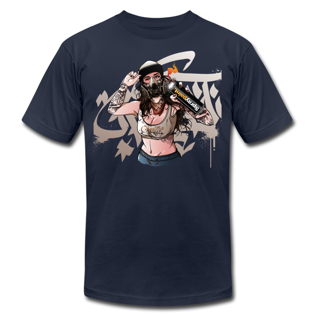 Graffiti artist Girl T-Shirt - navy