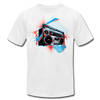 Abstract Boombox T-Shirt - white