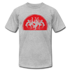 B-Boy Dancers Red Sun T-Shirt - heather gray