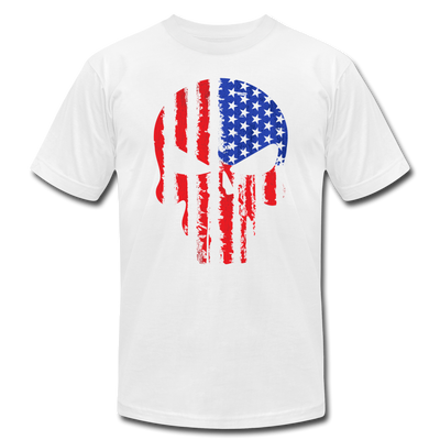 American Skull T-Shirt - white