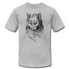 Tribal Maori Cat T-Shirt - heather gray