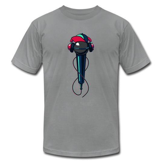 Hip Hop Microphone T-Shirt - slate