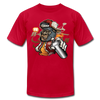Hip Hop Gorilla Graffiti Artist T-Shirt - red