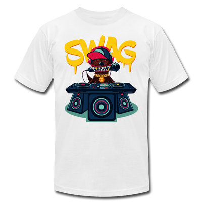 Swag Hip Hop DJ T-Shirt - white