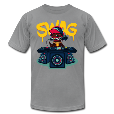 Swag Hip Hop DJ T-Shirt - slate