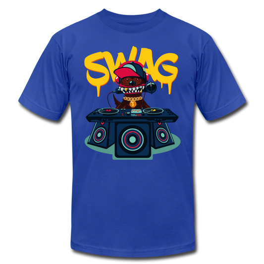 Swag Hip Hop DJ T-Shirt - royal blue