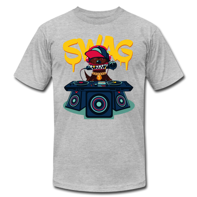 Swag Hip Hop DJ T-Shirt - heather gray