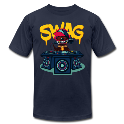 Swag Hip Hop DJ T-Shirt - navy
