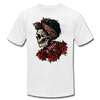 Girl Skull Roses T-Shirt - white