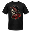 Girl Skull Roses T-Shirt - black