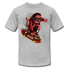 Devil Skater T-Shirt - heather gray