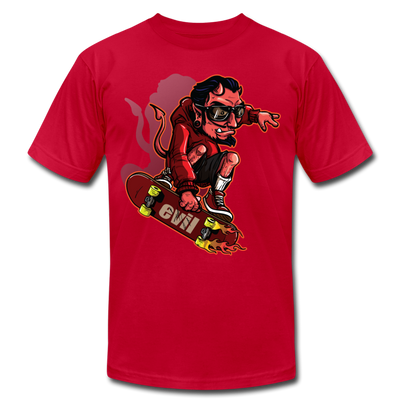 Devil Skater T-Shirt - red