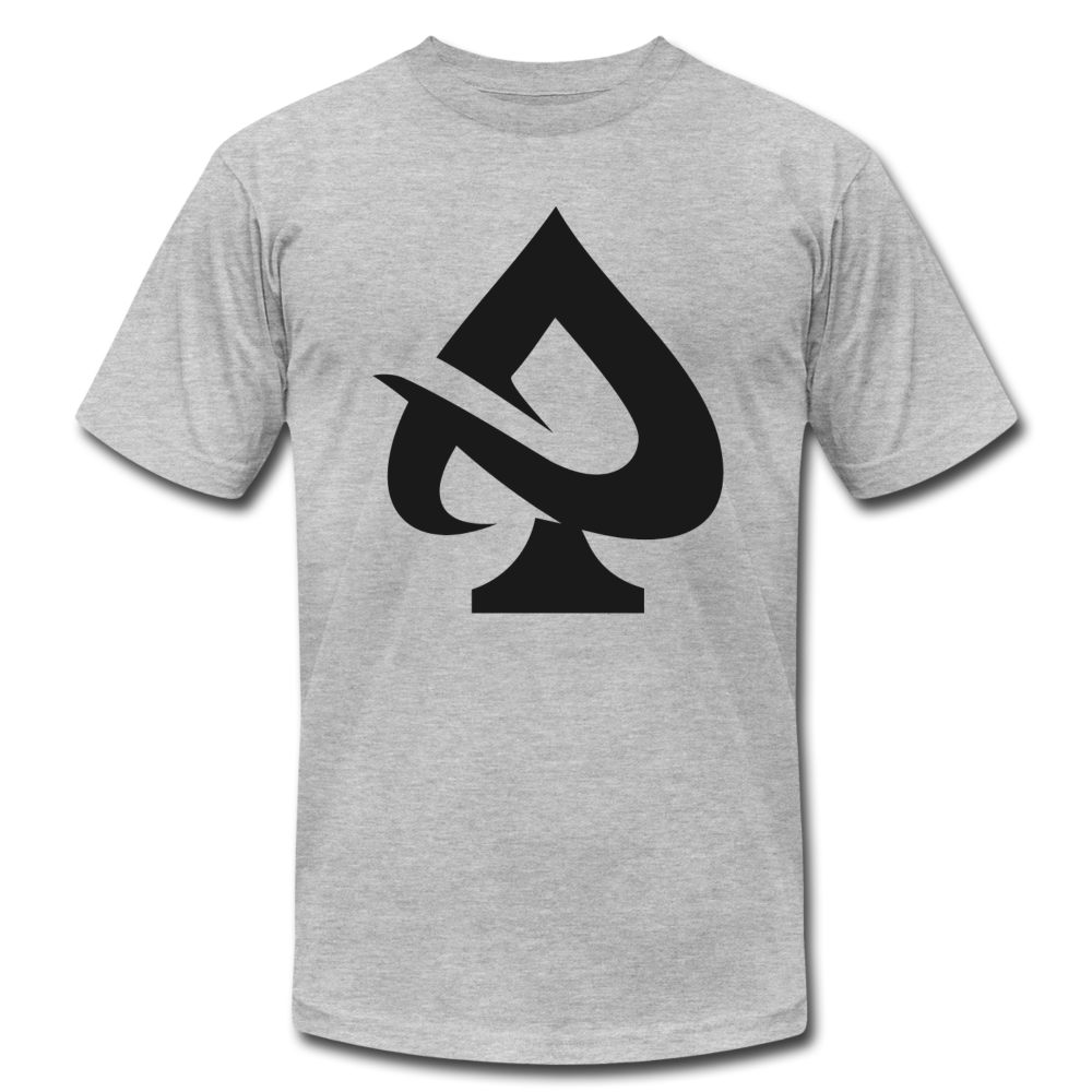 Abstract Spade T-Shirt - heather gray