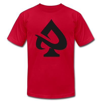 Abstract Spade T-Shirt - red