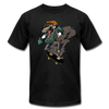 Skater Wolf T-Shirt - black