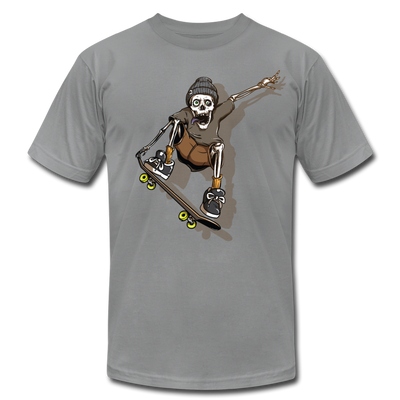 Skater Skeleton T-Shirt - slate