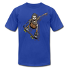 Skater Skeleton T-Shirt - royal blue