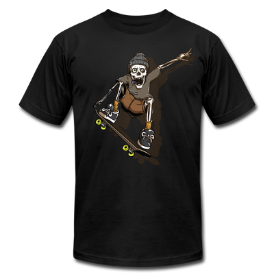 Skater Skeleton T-Shirt - black