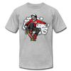 Skater Skeleton T-Shirt - heather gray