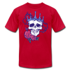 Skull Crown Roses T-Shirt - red