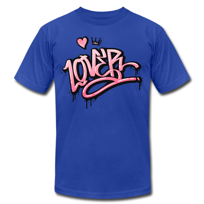 Lover Graffiti T-Shirt - royal blue