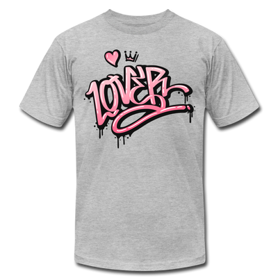 Lover Graffiti T-Shirt - heather gray