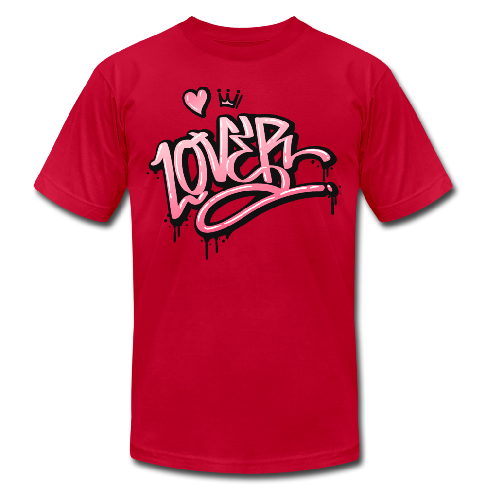 Lover Graffiti T-Shirt - red