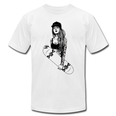 Girl Skater T-Shirt - white