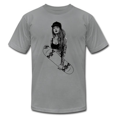 Girl Skater T-Shirt - slate
