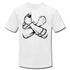 Hip Hop Power Microphone T-Shirt - white